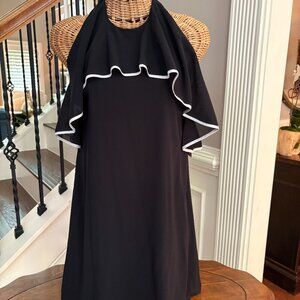 Alice + Olivia Gwenie Ruffle Halter Dress